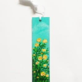 Wooden Bookmark (floral bouquet)