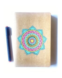 Hand Painted Mandala diary