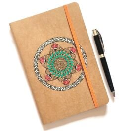 Hand Painted Diary – Mandala Art