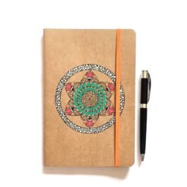 Hand Painted Diary – Mandala Art