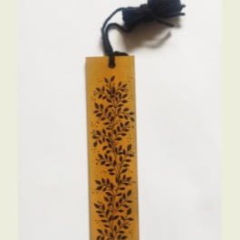 Freehand wooden bookmark