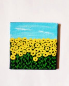 Gorgeous Handpainted Canvas Magnets