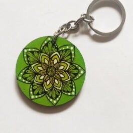 Handpainted Keychain (Mandala)