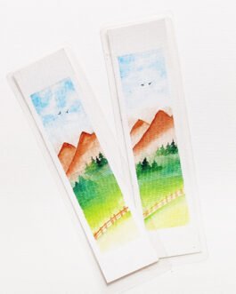 Watercolor bookmarks (Set of 2)