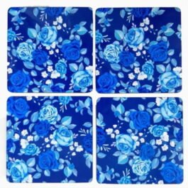 Floral Bouquet Coasters – Set of 4