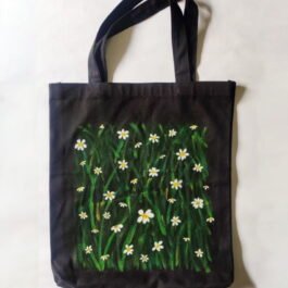 Daisy Canvas Tote Bag