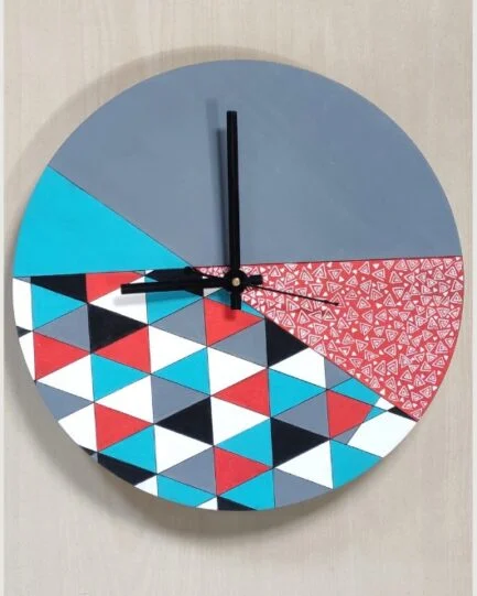 Geometric Wall Clock