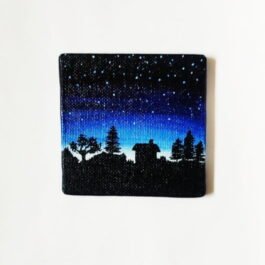 Nightsky Canvas Fridge Magnet