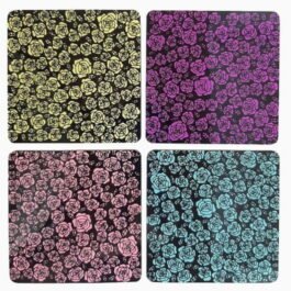 Set of 4 Rose Coasters