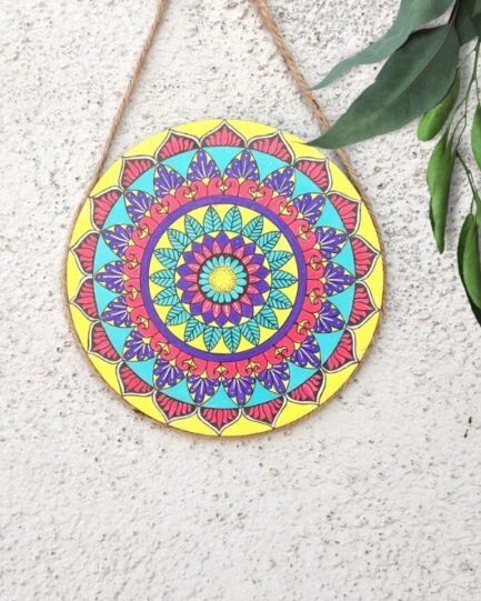 Round Abstract Wall Hanging