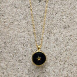 Star Enameled Pendant Charm