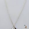Yin & Yang Double Sided Silver Charm Necklace