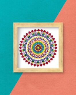 Bright Mandala Art Print