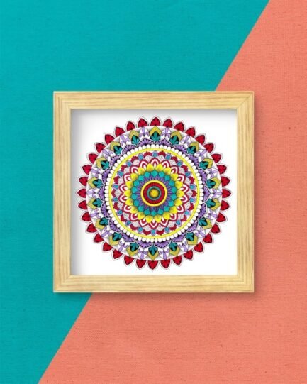 Bright Mandala Art Print