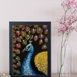 Beautiful Watercolor Peacock Art Print