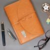 Refillable Grain Leather Diary