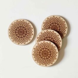 DIY Mandala Coasters - Set of 4