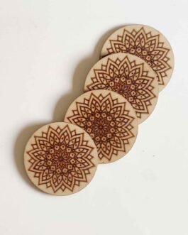 DIY Mandala Coasters – Set of 4