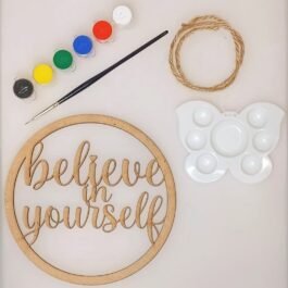 DIY Wall hanging – Believe in yourself with free gift