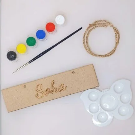 DIY Kids Name Plates