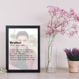 Personalised Brother Definition Frame