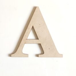 MDF Art Alphabet cutout