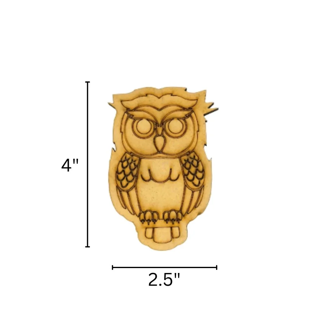 MDF cut out - DIY - Owl