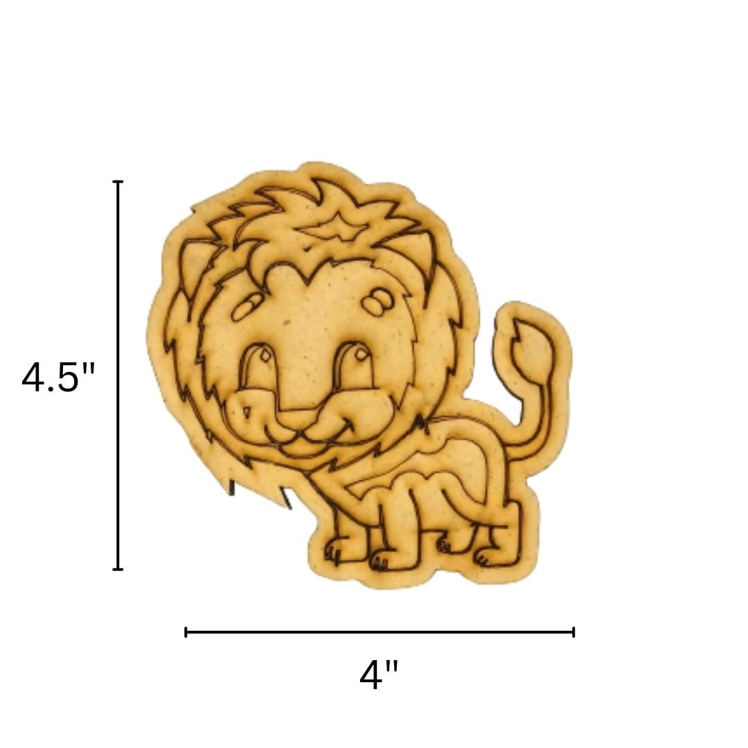 Lion – MDF Art Cutout