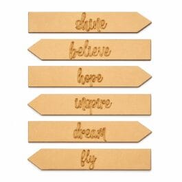 Inspirational Wooden Wall Decor – Motivational Arrow Signs