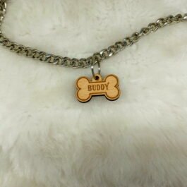 Wooden Personalised Pet Tag