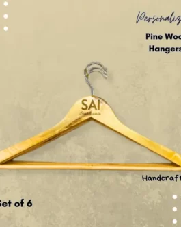 Customised Pine Wood Hangers