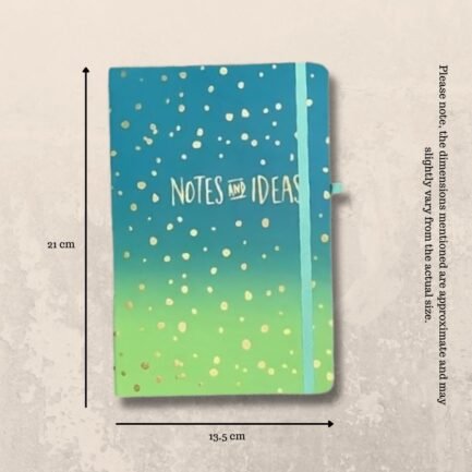 Blue Gradient Design Notebook