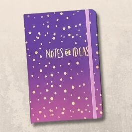 Purple Gradient Design Notebook