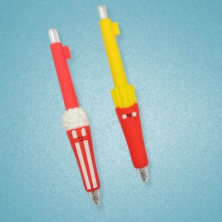 French Fries & Popcorn Pens