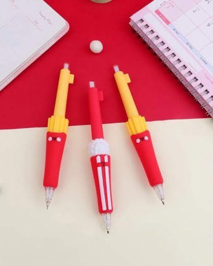 French Fries & Popcorn Pens