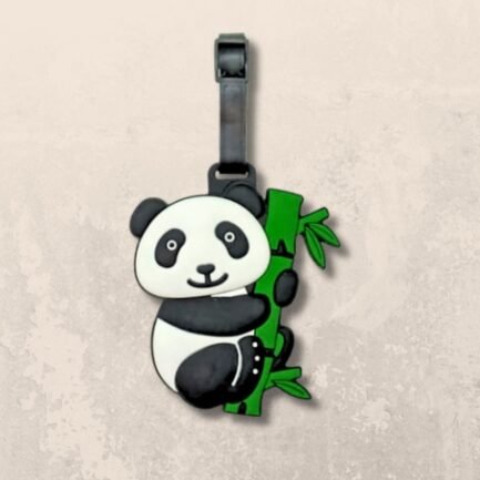 Cute Panda Luggage Tag - Durable Silicone Travel Tag