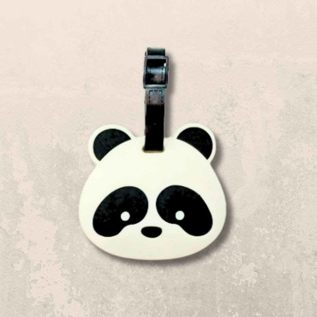 Chubby Panda Luggage Tag