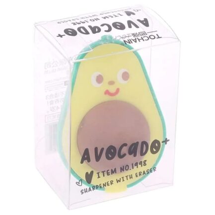 Cute Avocado 2-in-1 Eraser and Sharpener – Fun & Functional Kawaii Stationery - Image 6