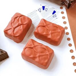 Snicker Style Chocolate Bar Eraser – 3D Realistic Design