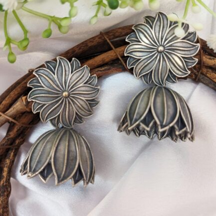 Avani - Lotus Dangler Earrings
