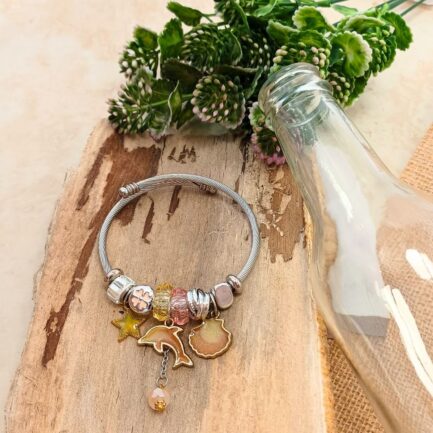 Daisy Charm Silver Bracelet | Elegant Floral Design - Image 2