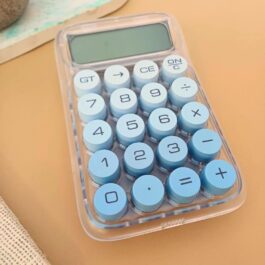 Retro Typewriter Calculator – Candy Keys – Transparent