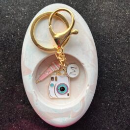 Cute Camera & Microphone Keychain Charms