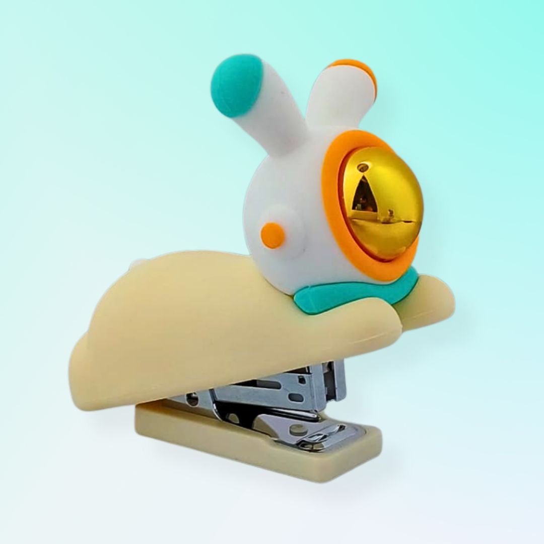 Cute space rabbit stapler