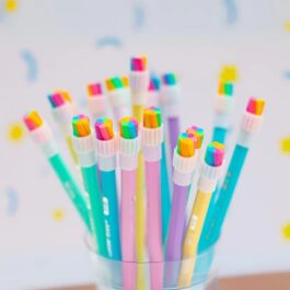 Pastel Pencil Stationery Set – 10 Cute Wooden Pencils