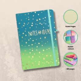 Blue Gradient Design Hardcover Diary