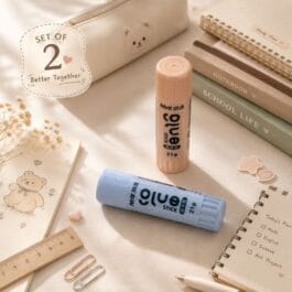 Pastel Glue Stick Set of 2 – 21g Strong Hold
