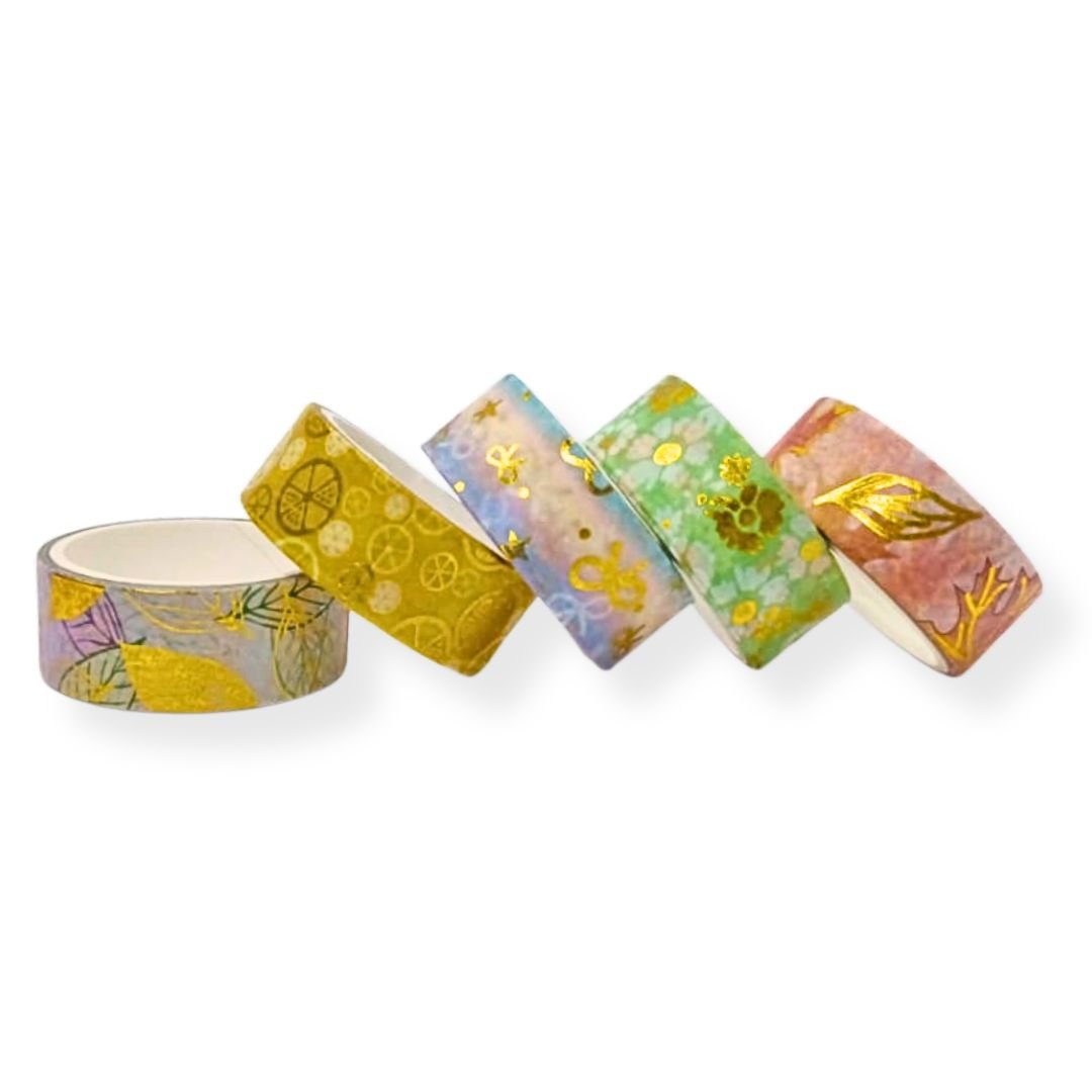 gold foil washi tape