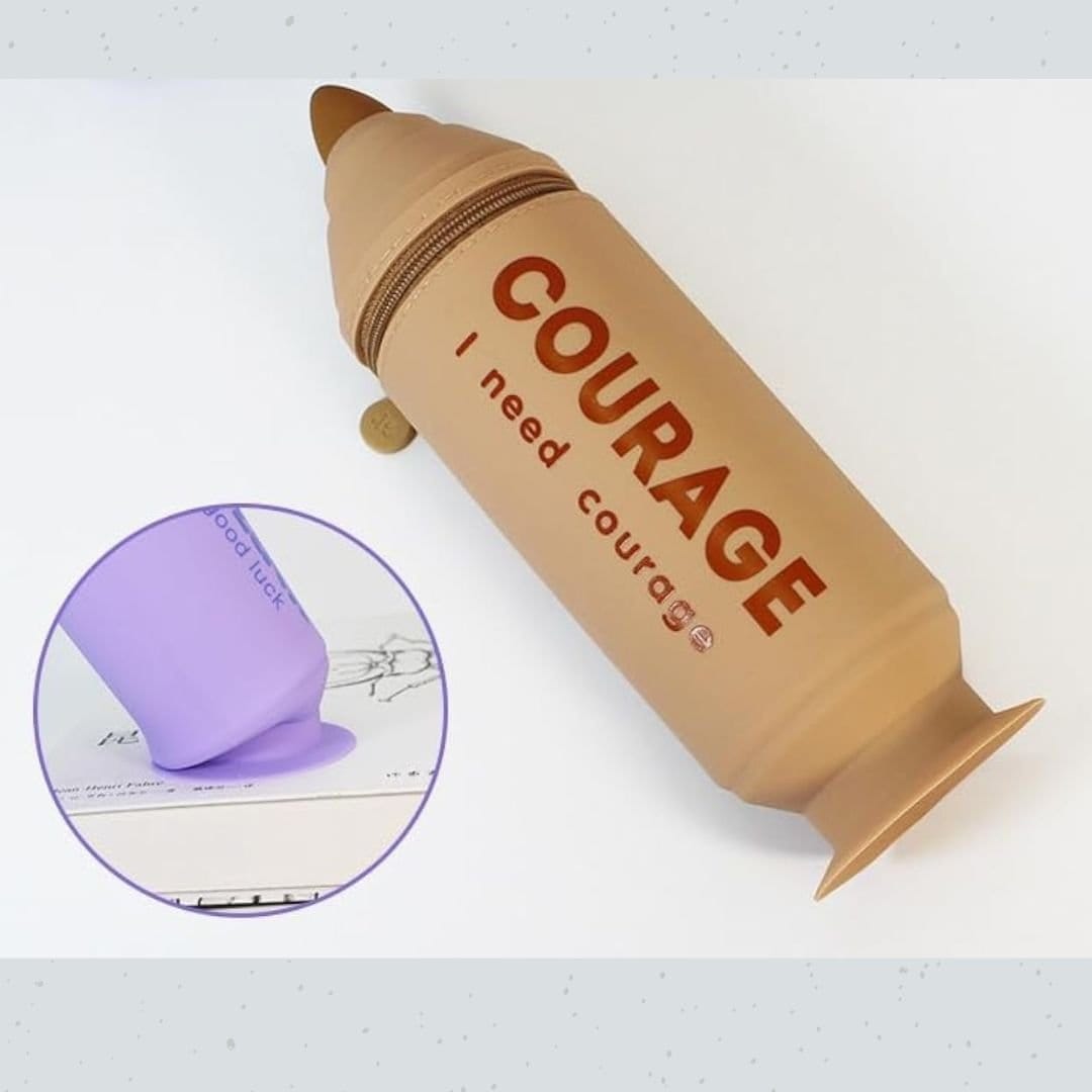 silicone pencil shape pouch