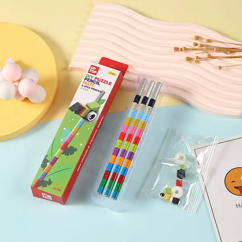 Lego Style Brick Pencil Set